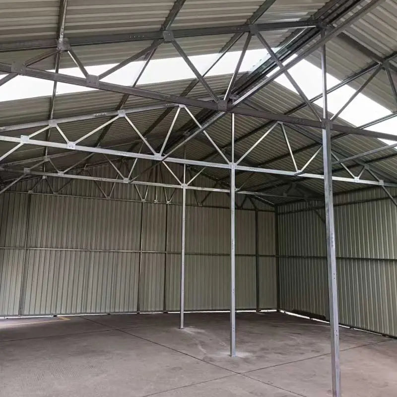 30’ x 40’ Metal Garage Shed, 11' High Double Front Doors, 17’ Peak, 1260 Sq-Ft TMG-MS3040-3