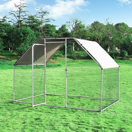 9.5 x 6.5 Ft Large Walk in Chicken Run Cage-0