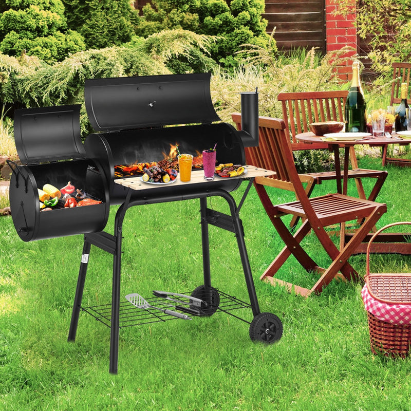 Outdoor BBQ Grill Barbecue Pit Patio Cooker-0