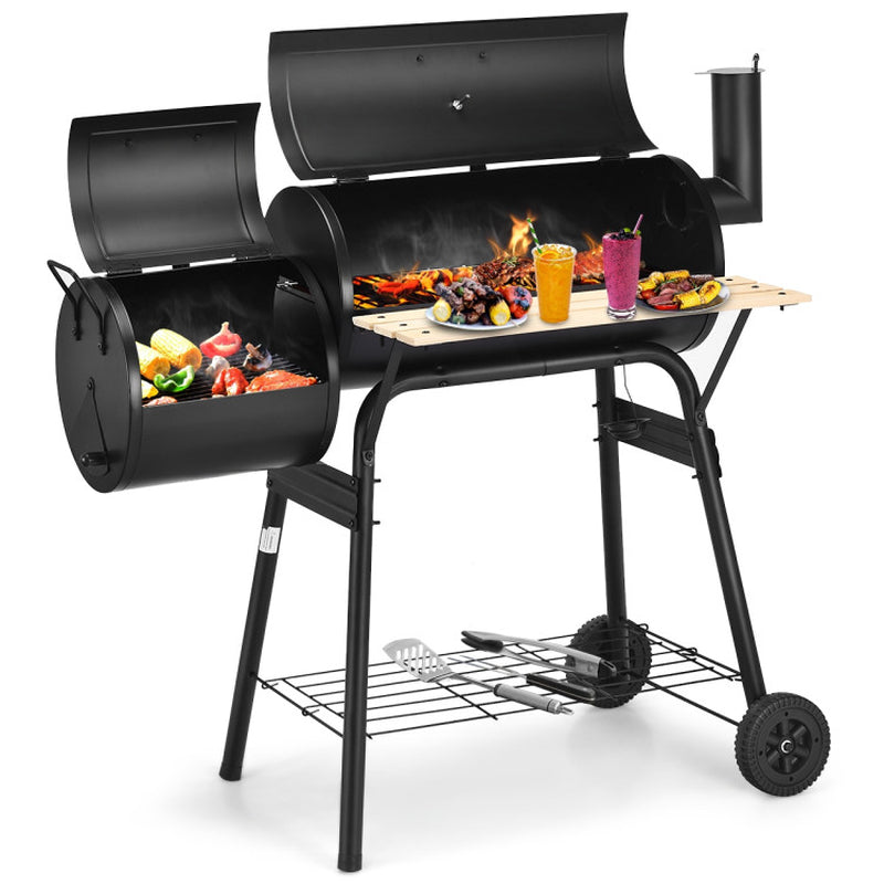 Outdoor BBQ Grill Barbecue Pit Patio Cooker-3